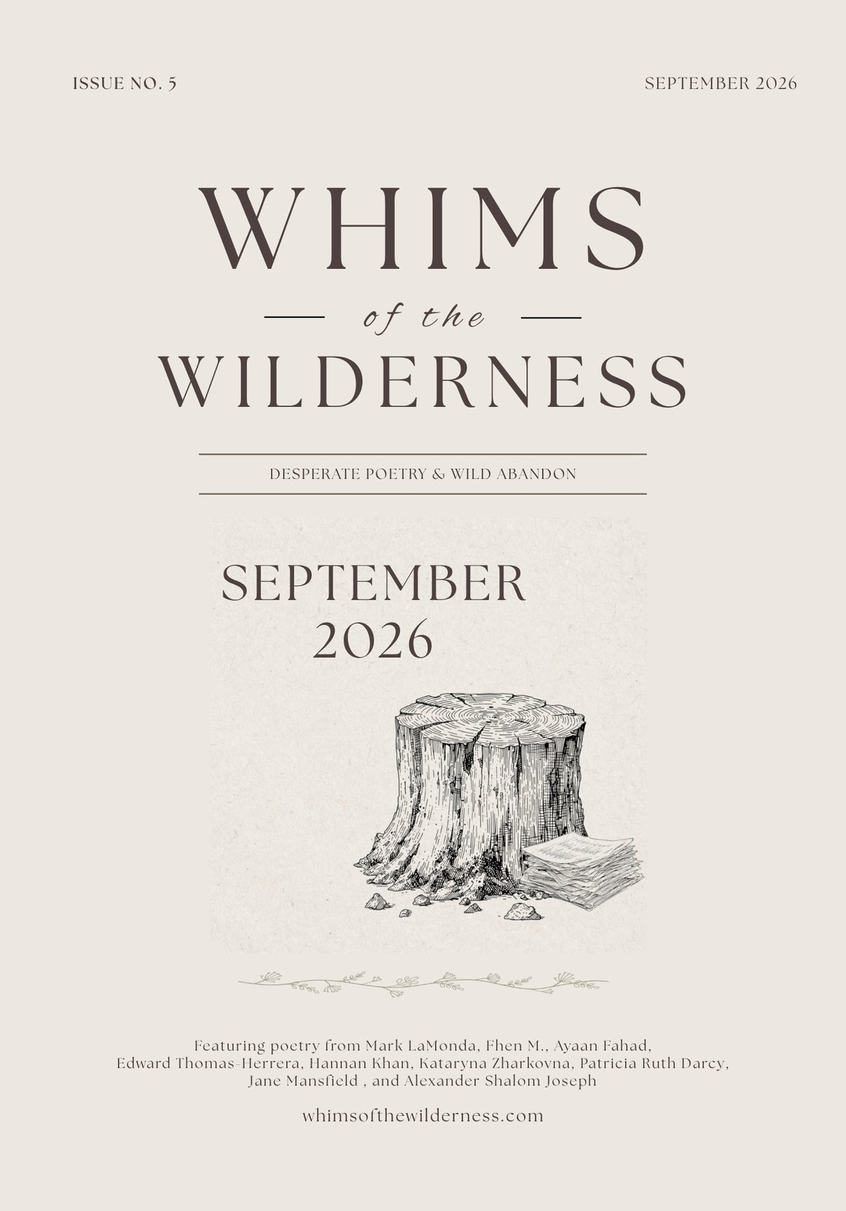 September 2026 - Issue #05 Booklet & Envelope